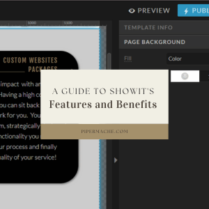 A guide to Showit Features and Benefits