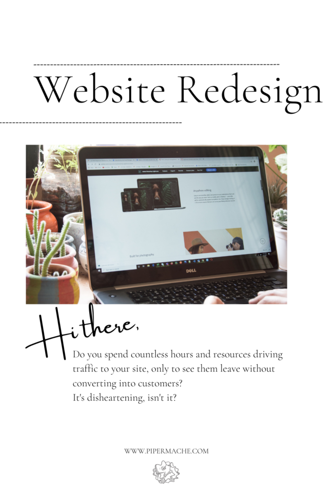 PiperMache, based in Madison, AL, offers website redesign services. In addition to Website audits and Website Templates. 