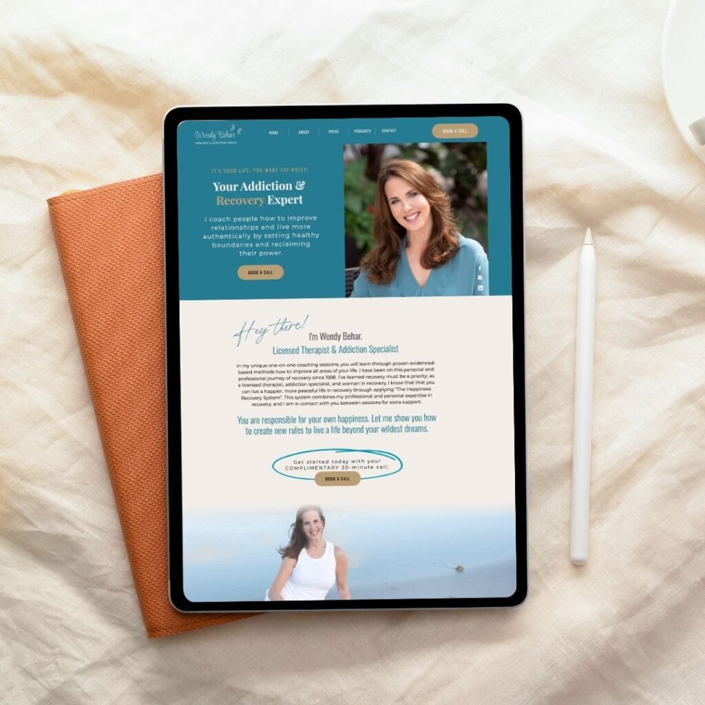 Wendy Behar New Website by Pipermache