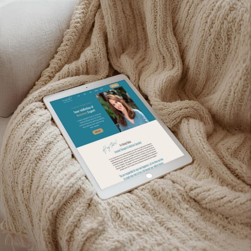 website redesign for therapists