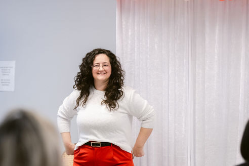 Juliana Piper speaking at the Business Boost Summit