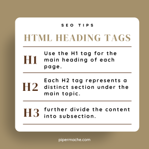 SEO tips: how to use HTML tags for SEO; H1, H2, H3