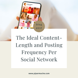 Ideal Content-Length and Posting Frequency Per Social Network