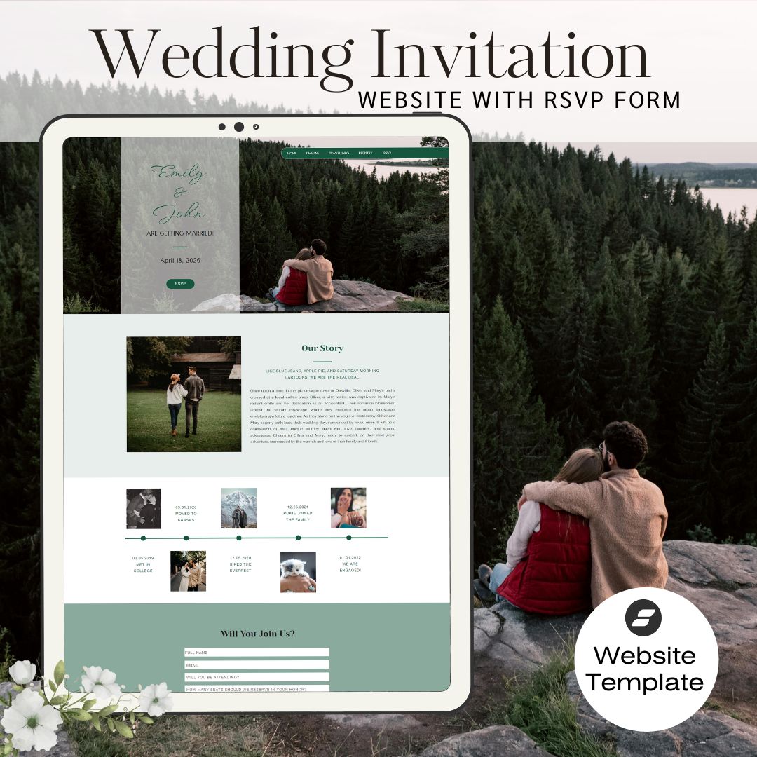 Wedding Wonder Website Template - a customizable, user-friendly solution for all your wedding planning needs